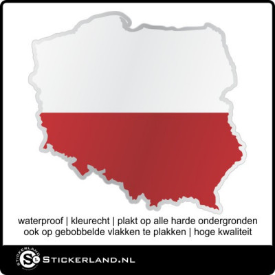 Landen sticker Polen