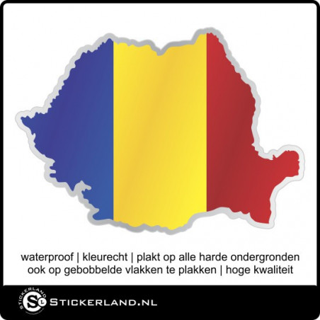 Landen sticker Roemenie