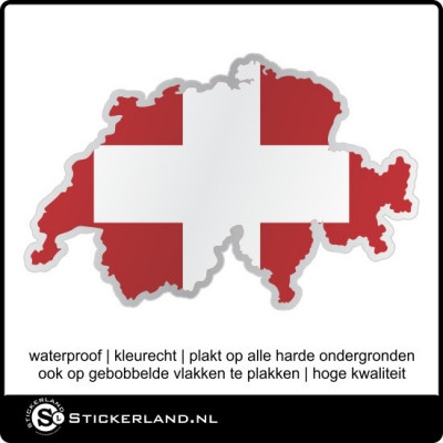 Landen sticker Zwitserland