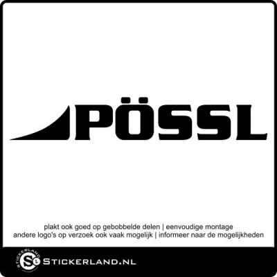 Possl camper en camper sticker