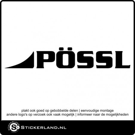 Possl camper en camper sticker