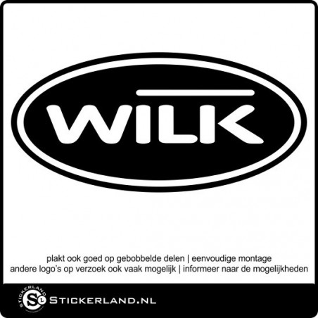 Wilk caravan en camper sticker