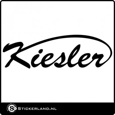 Kiesler logo sticker