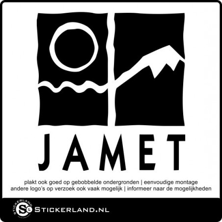 Jamet caravan en camper sticker