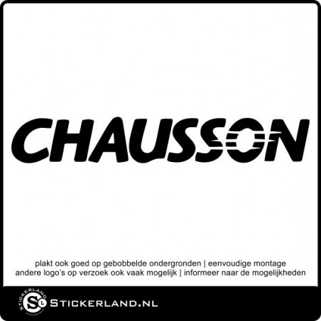 Chausson caravan en camper sticker