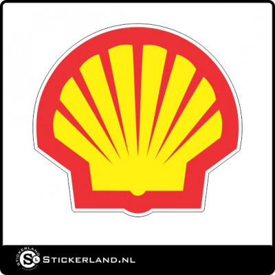 Shell Oldskool retrosticker