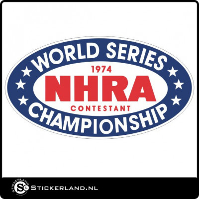 NHRA 1974 Oldskool retrosticker