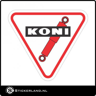 Koni Oldskool retrosticker