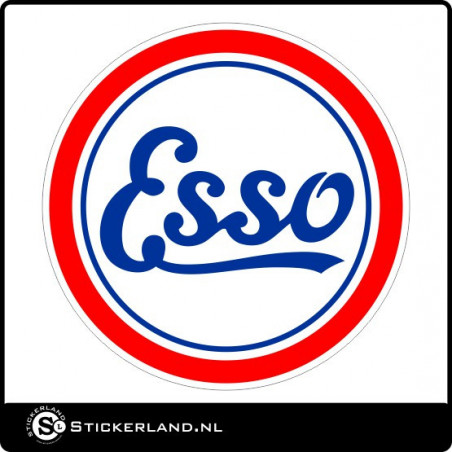 Esso classic Oldskool retrosticker