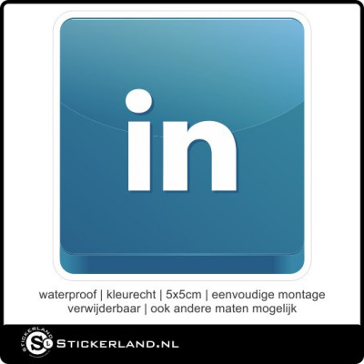 Social Media LinkedIn sticker (5x5cm)