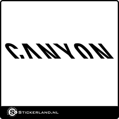 Canyon fietssticker