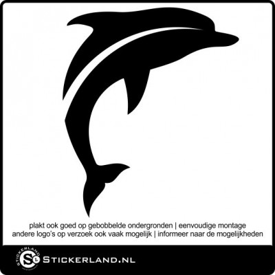 Dolfijn sticker 03
