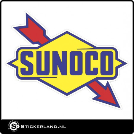 Sunoco Oldskool retrosticker