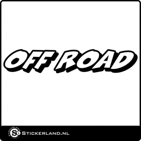 Off Road Slogan sticker