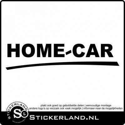 Home-Car caravan en camper sticker