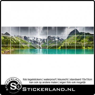 Foto tegelsticker Landschap 03 (46x157cm)