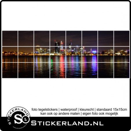 Foto tegelsticker Landschap 06 (46x124cm)