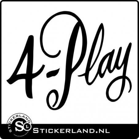 4 Play decoratie sticker