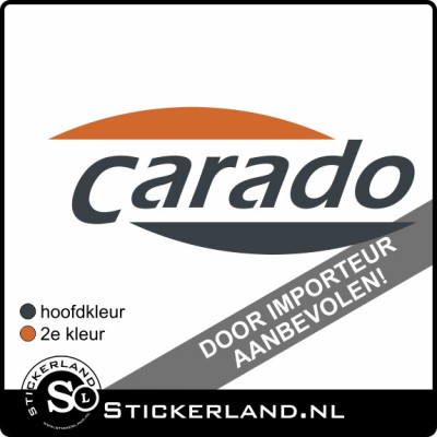 Carado kleuren caravan en camper sticker