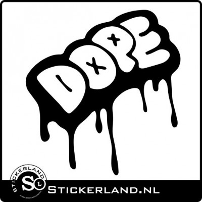 Dope drip sticker