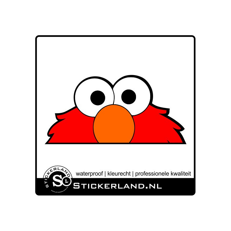 Elmo fullcolor sticker