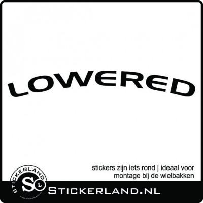 Lowered wielbak sticker 01