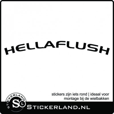 HellaFlush wielbak sticker 01