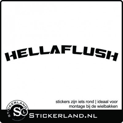 HellaFlush wielbak sticker 02