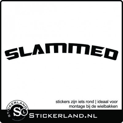 Slammed wielbak sticker 02