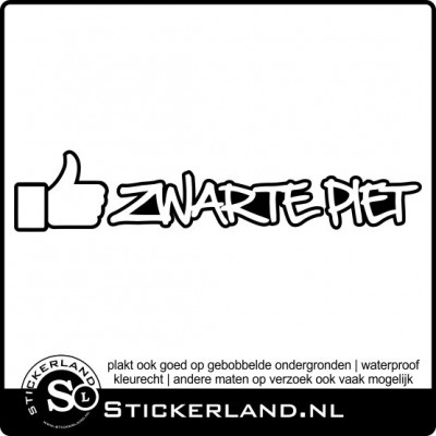 Like Zwarte Piet sticker