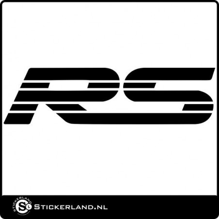 RS logo sticker