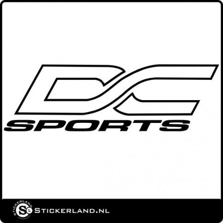 DC Sports logo sticker