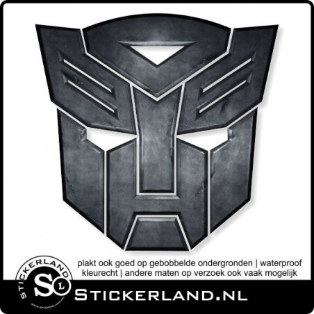 Transformers Autobot Fullcolor sticker 02