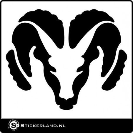 Dodge Ram Kop logo sticker