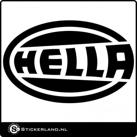 Hella logo sticker