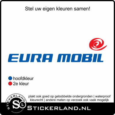 Eura Mobil kleuren caravan en camper sticker