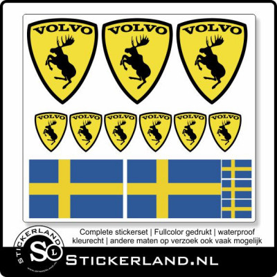 Volvo Moose fullcolor stickerset