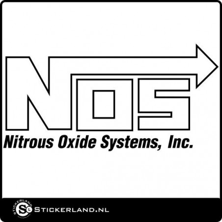 NOS logo sticker