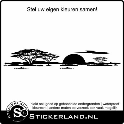 Landschap 15 sticker (75x12.5cm)