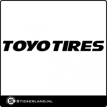 Toyotires logo sticker