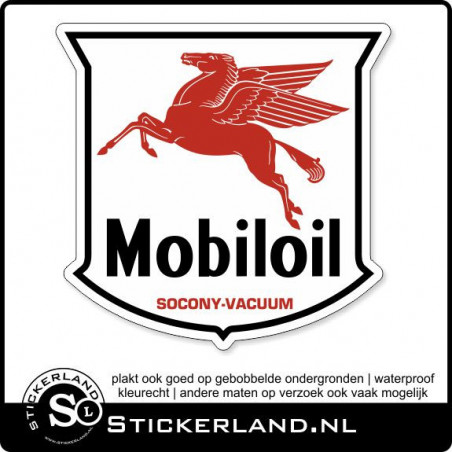 MobilOil Oldskool retrosticker