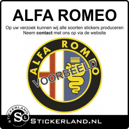 Alfa Romeo stickers laten maken? Lees verder...