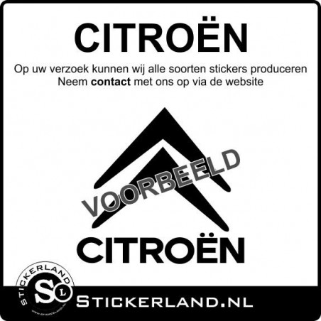 Citroen stickers laten maken? Lees verder...