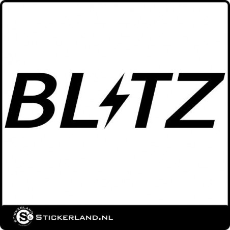Blitz logo sticker