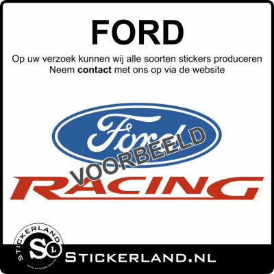 Ford stickers laten maken? Lees verder...