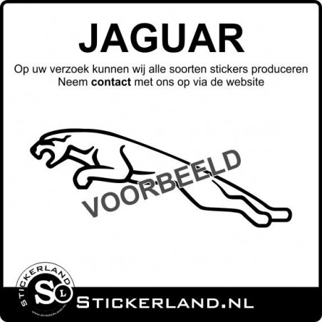 Jaguar stickers laten maken? Lees verder...