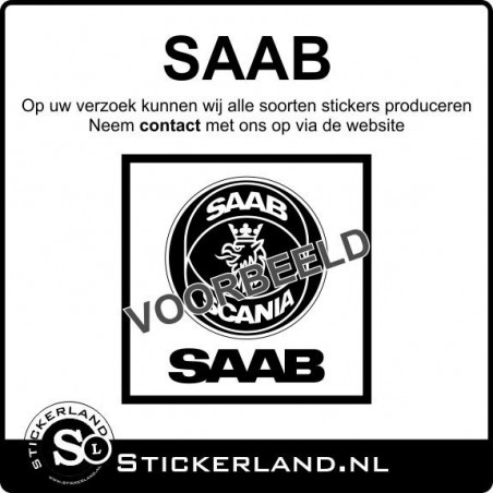 Saab stickers laten maken? Lees verder...