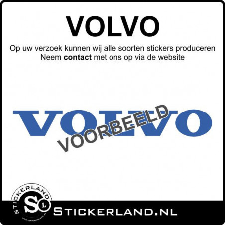 Volvo stickers laten maken? Lees verder...