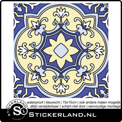 Tegelstickers Fullcolor 147 (set van 5 stuks)