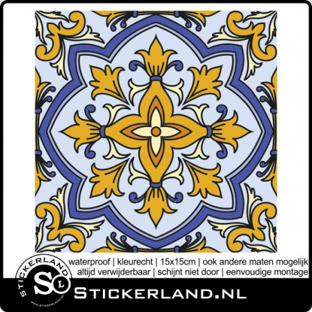 Tegelstickers Fullcolor 149 (set van 5 stuks)